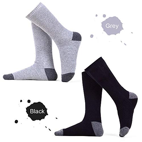 Calentado Calcetines Espesar Calentadores Calcetines Alimentados con Batería Calcetines de Invierno Caliente Tubo Calcetines Hombres Mujeres Pesca de Hielo Esquí