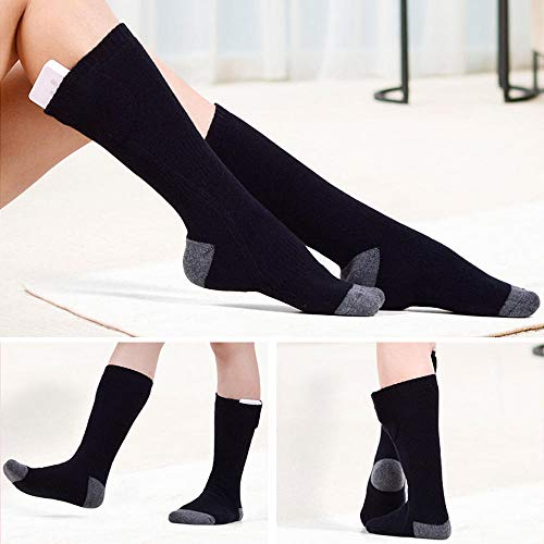 Calentado Calcetines Espesar Calentadores Calcetines Alimentados con Batería Calcetines de Invierno Caliente Tubo Calcetines Hombres Mujeres Pesca de Hielo Esquí
