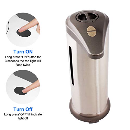 Calma Dragon Dispensador automático, Dosificador de Jabón, Desinfectante para Manos, Soap Dispenser, con Sensor Automático, Recargable, Evita el Contacto, Antivirus, Tecnológico