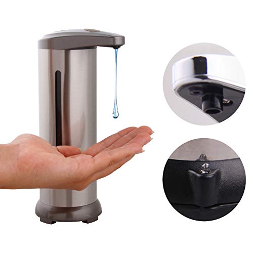 Calma Dragon Dispensador automático, Dosificador de Jabón, Desinfectante para Manos, Soap Dispenser, con Sensor Automático, Recargable, Evita el Contacto, Antivirus, Tecnológico