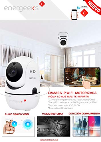 Cámara IP wifi motorizada Energeeks