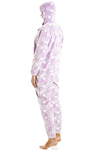 Camille Pijama All In One Heart para Mujer 42/44 Purple