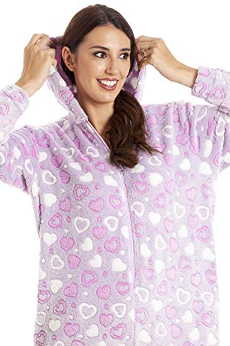 Camille Pijama All In One Heart para Mujer 42/44 Purple