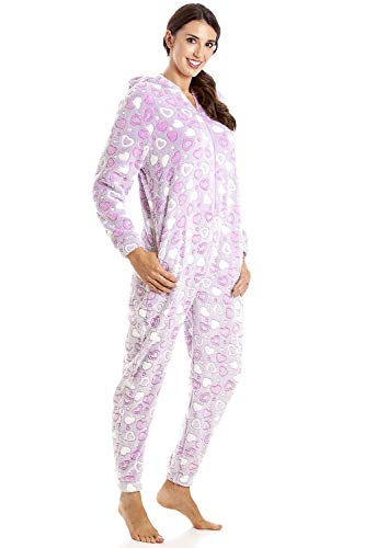 Camille Pijama All In One Heart para Mujer 42/44 Purple
