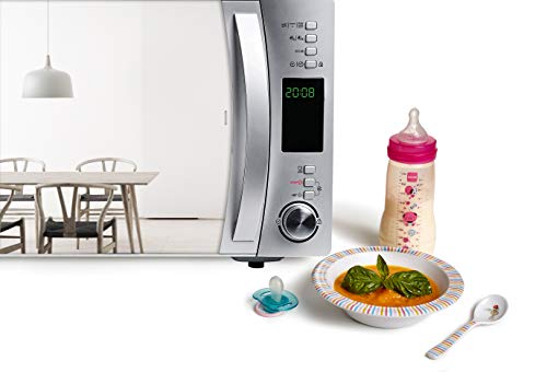 Candy CookinApp CMXG25GDSS, Microondas con grill, 25L, Digital, App simply-Fi, 5 niveles potencia, 40 programas automáticos, Plato giratorio 31,5cm, Express Cooking, 900W/1000W, Puerta espejo