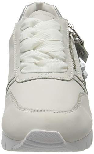 Caprice Ibiza, Zapatillas Mujer, Blanco (White/Silver 191), 36 EU
