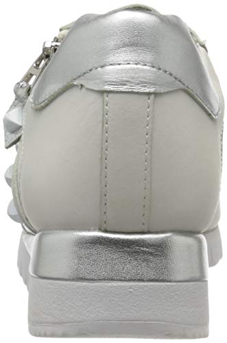 Caprice Ibiza, Zapatillas Mujer, Blanco (White/Silver 191), 36 EU