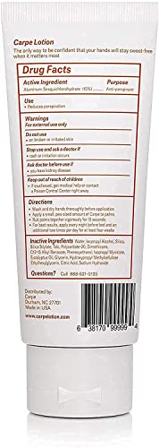 Carpe - Loción para manos antitraspirante, 40 ml