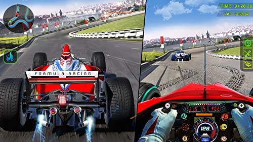 Carreras de fórmula de alta velocidad Extreme Car Stunts - Mega Ramp Impossible Tricky Tracks Xtreme Car Racing Stunts Simulator 2020 - Ultimate Craziest F1 Car Race 3D Fun Games 2020 - Juegos de cond