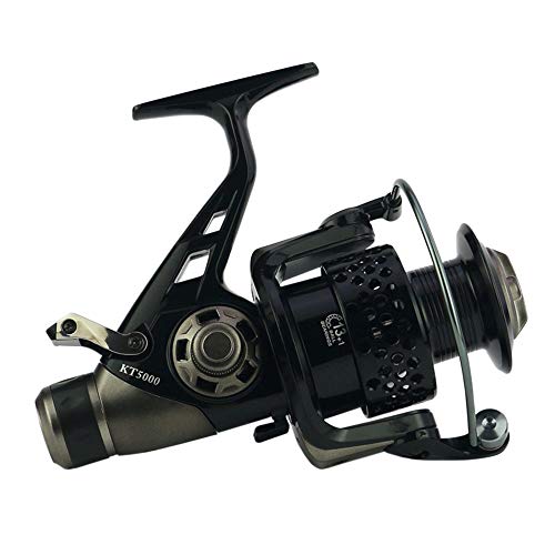 Carretes de pesca 3000-8000 dobles Descarga de Frenos delanteros y traseros cabeza del metal carrete de pesca rueda de la pesca en mar Lanzar Ronda Carp Fishing Gear Carrete de pesca Para cabello grue