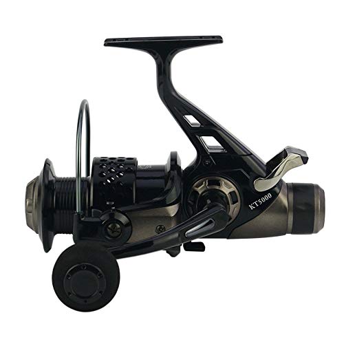 Carretes de pesca 3000-8000 dobles Descarga de Frenos delanteros y traseros cabeza del metal carrete de pesca rueda de la pesca en mar Lanzar Ronda Carp Fishing Gear Carrete de pesca Para cabello grue