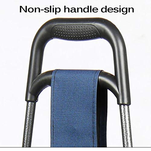 Carretillas de mano Carritos de compras, carretas de comestibles, carros, trolleys plegables, remolques, carritos, pequeños carros portátiles para los ancianos, escaladores de escaleras, telas más gru
