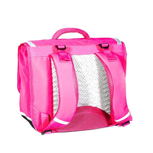 Cartable 38 cm Phileas & Minnie Disney Rose et marine - LE PLUS CONFORTABLE DES CARTABLES - Ergonomie/Confort/Sécurité - Système "Smart Comfort" Bagtrotter