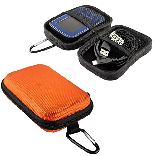 caseroxx Bolsa del medidor de glucosa en Sangre Adecuado para Freestyle Libre 1/2 / Insulinx / 14 Day en Naranja, diabético Almacenamiento Estuche Tapa