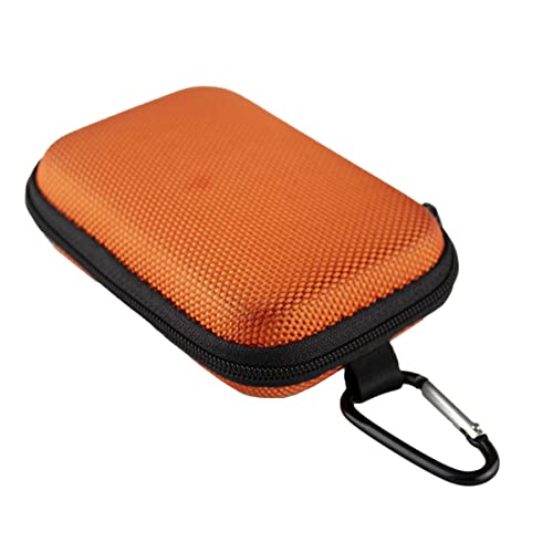 caseroxx Bolsa del medidor de glucosa en Sangre Adecuado para Freestyle Libre 1/2 / Insulinx / 14 Day en Naranja, diabético Almacenamiento Estuche Tapa