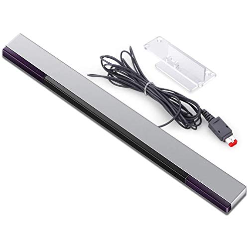 CAVN Barras Sensoras Compatible con Wii Barra de Sensores con Cable para Juegos Barra Sensora de rayos Infrarrojos con Puerto USB Compatible con Wii y Wii U
