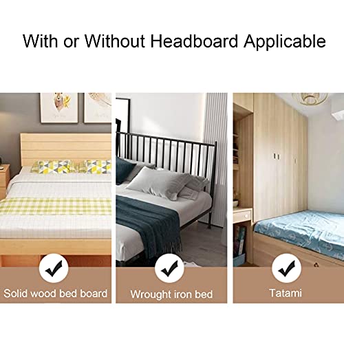 CDDUOLA Cabecero Cojines Respaldo Grande, Relleno Esponja Esponjoso Almohadillas Lumbares, Microfibra Almohada Lectura, Usado para Hotel Hogar Decorar (Color : Green, Tamaño : 90X60X10CM)