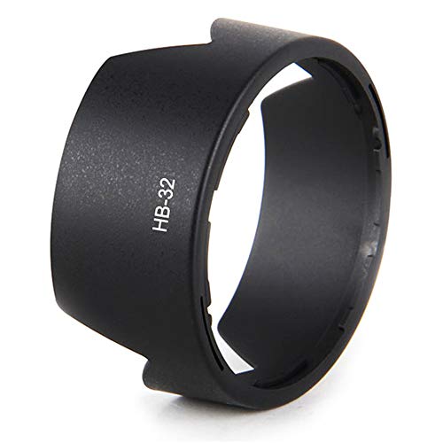 CELLONIC® Parasol HB-32 Compatible con Nikon AF-S DX Zoom Nikkor 18-105mm, 18-135mm, 18-140mm 3.5-5.6, 18-70mm 3.5-4.5 Lens Hood de Bayoneta, Protector Solar para Objetivos Flor/Pétalo/Tulipán