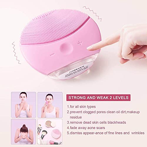 Cepillo de Limpieza Facial, Masajeador Facial y Dispositivo de Cuidado de la piel Antienvejecimiento Para Todos los Tipos de piel