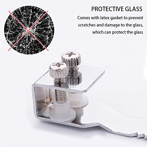 Cerradura Vitrina Cristal, 4pcs Cerradura Vitrina Corredera + 8 llave, Cerradura Vitrina Puerta Cristal, Cerradura Vitrina Terrario de Reptile Vivarium, Cerradura Correderas Puertas Cristal