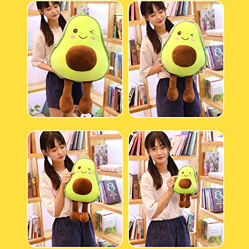 certainoly Juguete de Peluche de Aguacate, Almohada de Tiro de Novedad Suave y apacible, Lindo Juguete de Peluche de Fruta Relleno, Almohada para abrazar, Regalos para niños, niñas, niños y Amigos