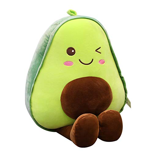 certainoly Juguete de Peluche de Aguacate, Almohada de Tiro de Novedad Suave y apacible, Lindo Juguete de Peluche de Fruta Relleno, Almohada para abrazar, Regalos para niños, niñas, niños y Amigos
