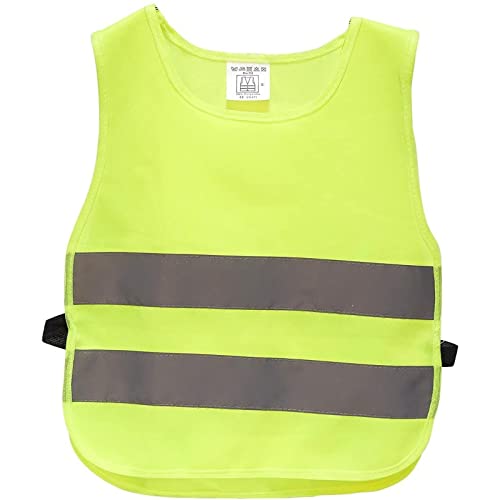 Chaleco reflector para niños – Paquete de 2 chalecos de alta visibilidad, chalecos reflectantes para actividades nocturnas al aire libre o disfraz de trabajadores de la construcción