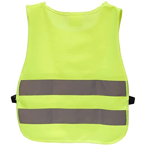 Chaleco reflector para niños – Paquete de 2 chalecos de alta visibilidad, chalecos reflectantes para actividades nocturnas al aire libre o disfraz de trabajadores de la construcción
