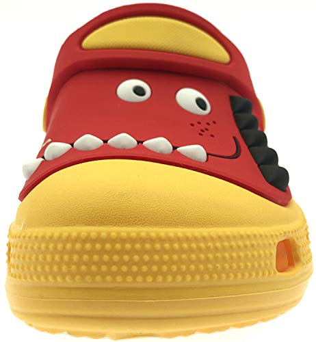 ChayChax Zuecos Unisex Niños Lindo Sandalias de Playa y Piscina Infantil Niña Niño Antideslizante Zapatillas Verano Zapatos de Jardín Agua, Amarillo, 25/26 EU