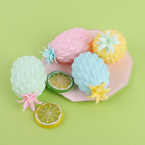 chenpaif New Pineapple Ball Anti Stress Bolas de ventilación de UVA Squeeze Stress Reliever Toy