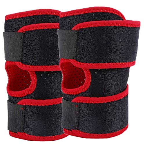 CHENXU Rodillera Deportiva Grueso Ajustable Esponja anticolisión Rodillas Rodillera Soporte for Bicicletas Ciclismo Monopatín Inline Skatings Vespa Montar Deportes de protección Gear Set (1 par)