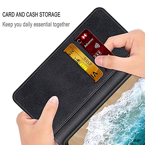 Cherfucome Funda para Blackview A80S Carcasa Libro Flip Case Magnético Funda de Cuero PU Carcasa Blackview A80S Funda Móvil Case Flip Leather Wallet [A09]