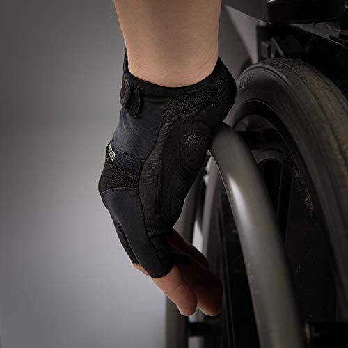 Chiba BioXCell - Mitones para Silla de Ruedas Negro Negro Talla:Small