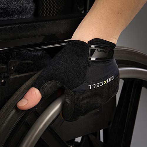 Chiba BioXCell - Mitones para Silla de Ruedas Negro Negro Talla:Small