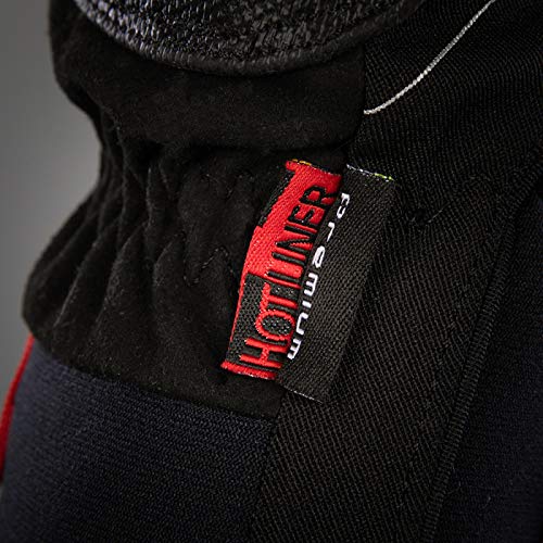 Chiba Warm Winter Guantes para Silla de Ruedas, Unisex Adulto, Negro, Extra-Large