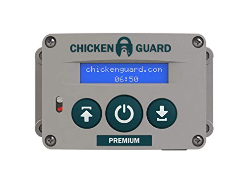CHICKENGUARD Premium - Abridor automático de Puerta para gallinero y Kit de Puerta