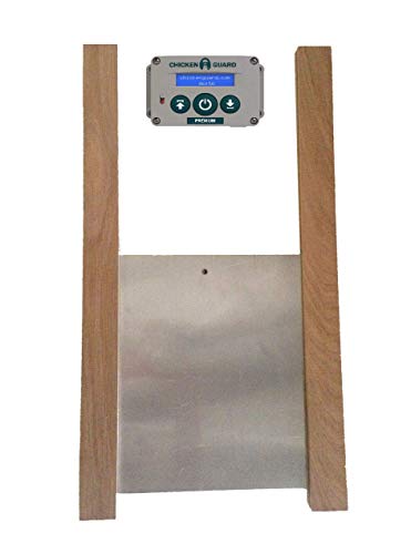 CHICKENGUARD Premium - Abridor automático de Puerta para gallinero y Kit de Puerta