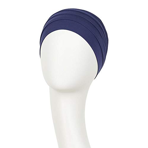 Christine Headwear Yoga Turban Cinta para la Cabeza, Azul Oscuro, Talla única para Mujer