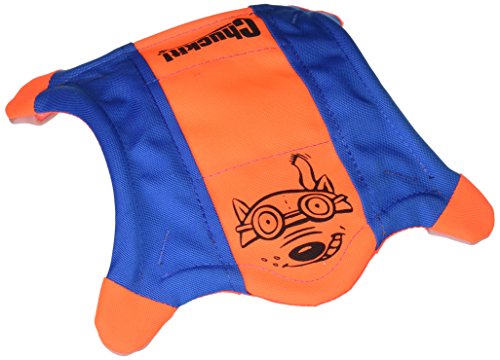 Chuckit! FLYING SQUIRREL Dog Fetch Toy Floating Flyer Glowing Paws MED 10-inch