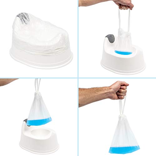 CHUCKLE 100 Bolsas Desechables para Orinal Bebé - Higiénico y Conveniente