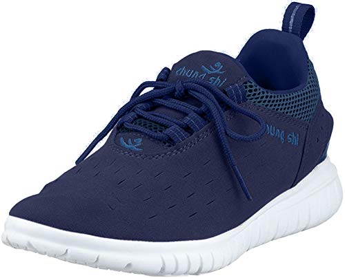 chung shi Duflex TRAINER Zapatos bajos con cordones para Unisex adulto, Azul Marino, 41/42 EU