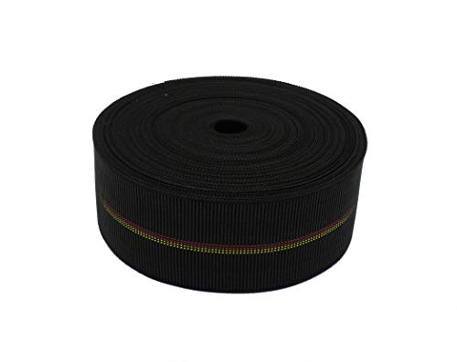 Cincha elástica calidad extra de caucho para tapicería ancho de 80 mm. para asientos, 24 metros.