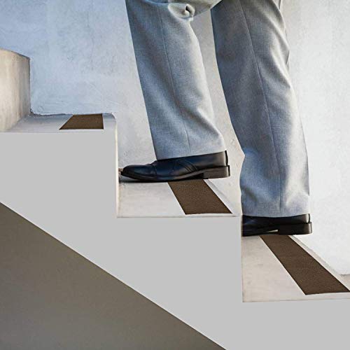 Cinta Adhesiva Antideslizante marrón High Traction Safety Track Tape, Cinta Adhesiva Antideslizante para escalones, rampas, Caminos