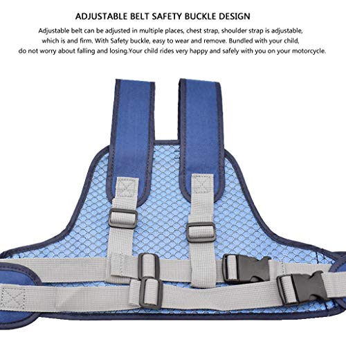 Cinturón de Seguridad para Niños Coche Eléctrico Cinturón de Seguridad Ajustable Multifunción Motocicleta de Montar a Prueba de Caída Arnés de Seguridad para Niños Niñas