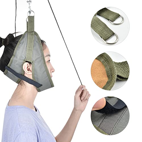 Cinturón De Tracción Cervical, Banda Para El Estiramiento Del Cuello, Recuperación De Vértebras, Cuidado De La Salud, Correas De Fijación Para Estiramiento Del Cuello Para Adultos Y Niños Médicos