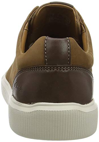 Clarks Cambro Lace, Zapatillas Hombre, Tan Nubuck, 44.5 EU