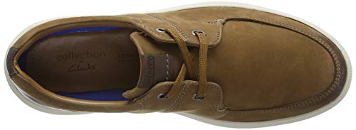 Clarks Cambro Lace, Zapatillas Hombre, Tan Nubuck, 44.5 EU