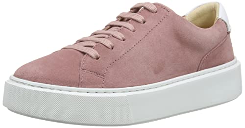 Clarks Hero Lite Lace, Sneaker Mujer, Rose Suede, 38 EU