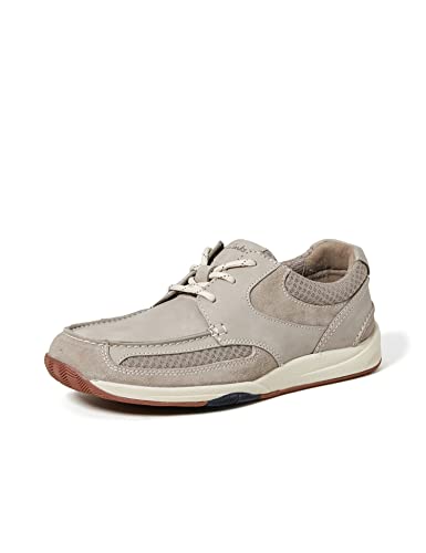 Clarks Langton Lane, Zapatillas Hombre, Piedra Nobuck, 43 EU