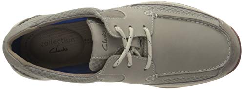 Clarks Langton Lane, Zapatillas Hombre, Piedra Nobuck, 43 EU